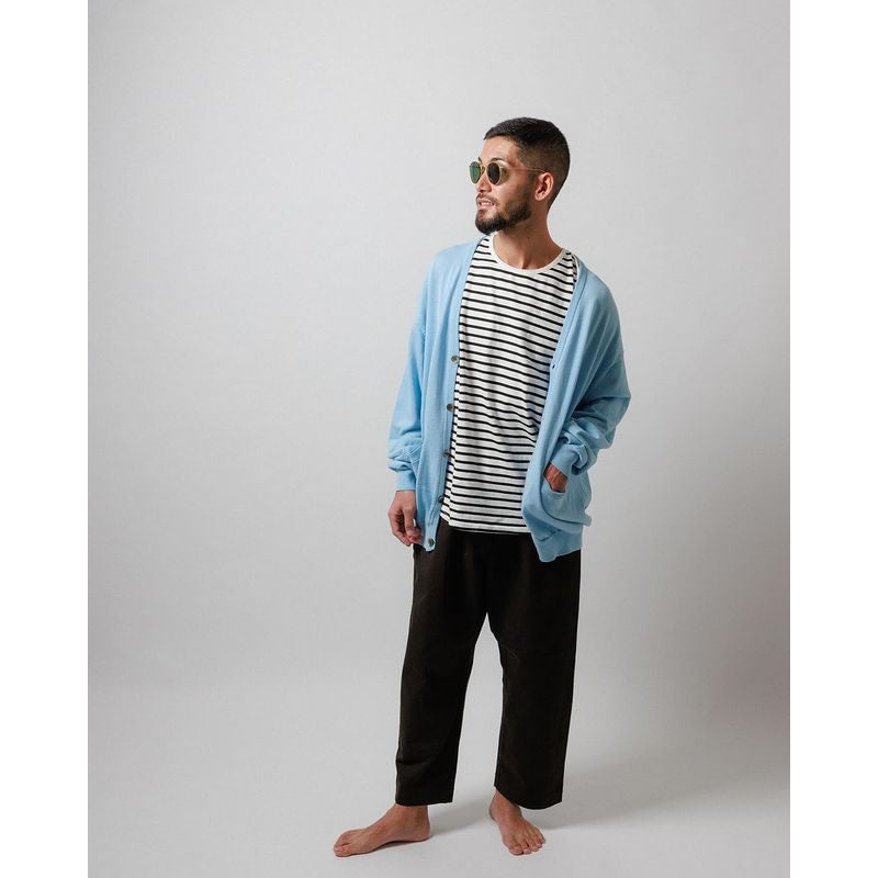 WAX(ワックス) / カーディガン / COTTON KINT CARDIGAN - SAX / WX-0340 / メンズ THM