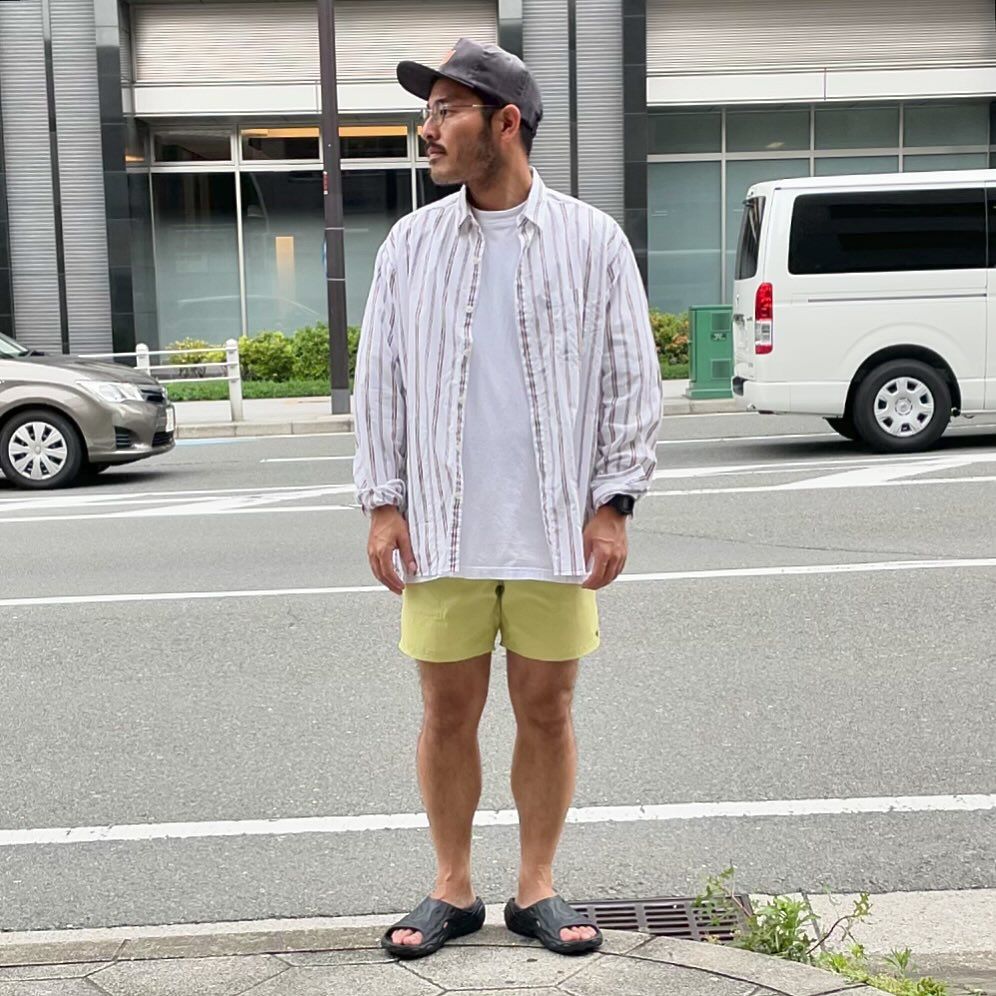 WAX(ワックス) / ポケットシャツ / STRIPE POCKET SHIRTS - BROWN / WX-0330 / メンズ THM 日本製