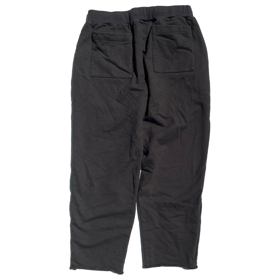WAX(ワックス) / スウェット パンツ  / CUT OFF SWEAT PANTS - BLACK / WX-0346 / メンズ THM