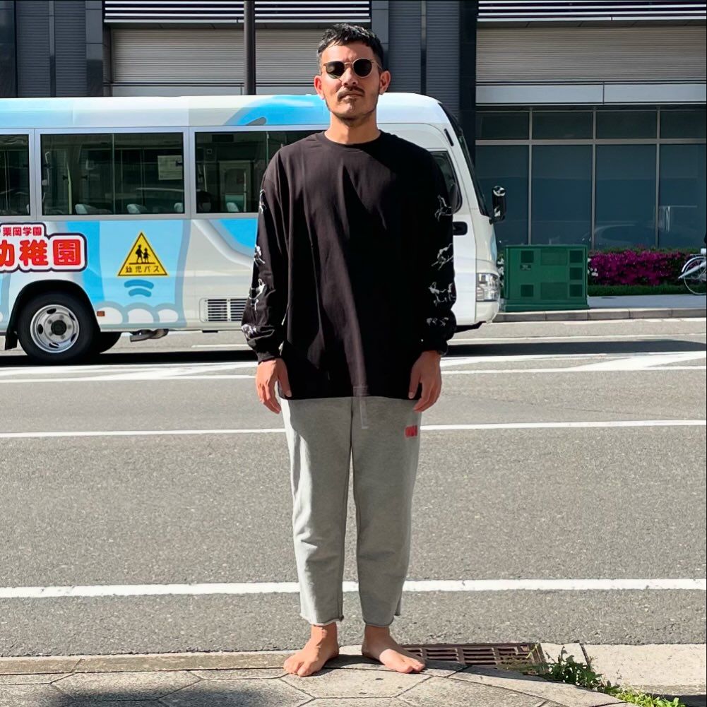 WAX(ワックス) / スウェット パンツ  / CUT OFF SWEAT PANTS - GRAY / WX-0346 / メンズ THM