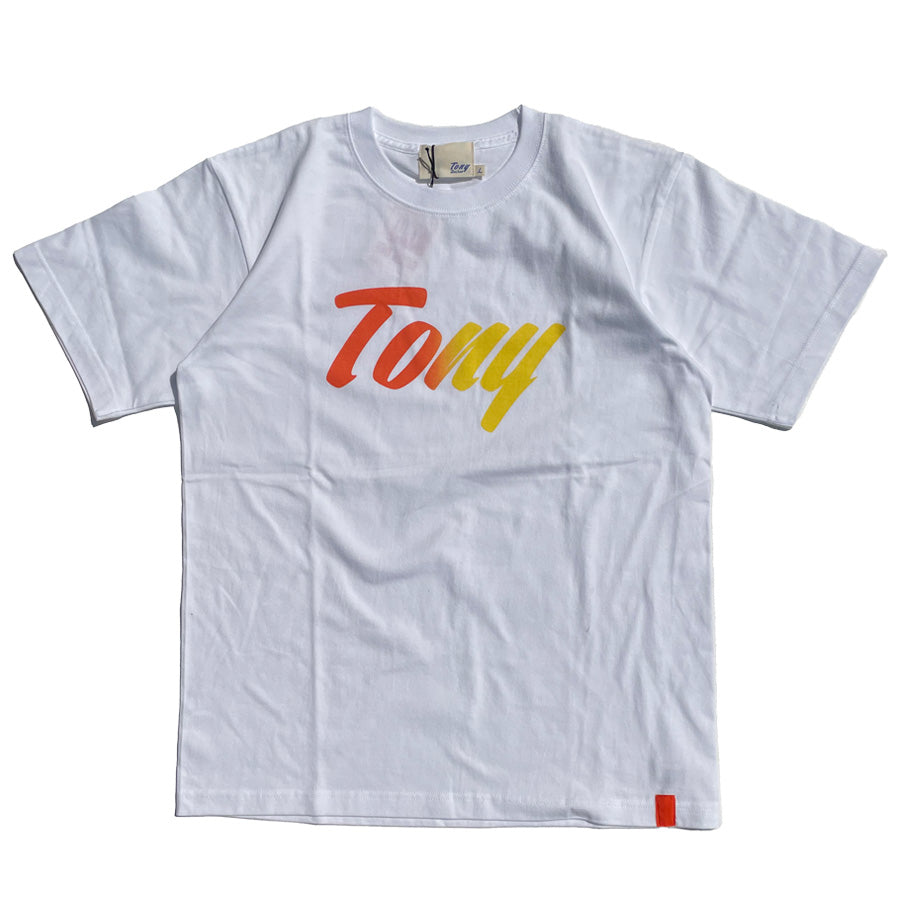 Tony Taizsun(トニー タイズサン) / 半袖シャツ Tシャツ / TONY LOGO TEE  - WHITE / 24SP-017 / メンズ