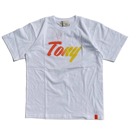 Tony Taizsun(トニー タイズサン) / 半袖シャツ Tシャツ / TONY LOGO TEE  - WHITE / 24SP-017 / メンズ