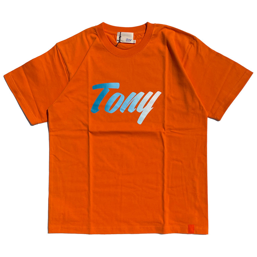 Tony Taizsun(トニー タイズサン) / 半袖シャツ Tシャツ / TONY LOGO TEE  - ORANGE / 24SP-017 / メンズ