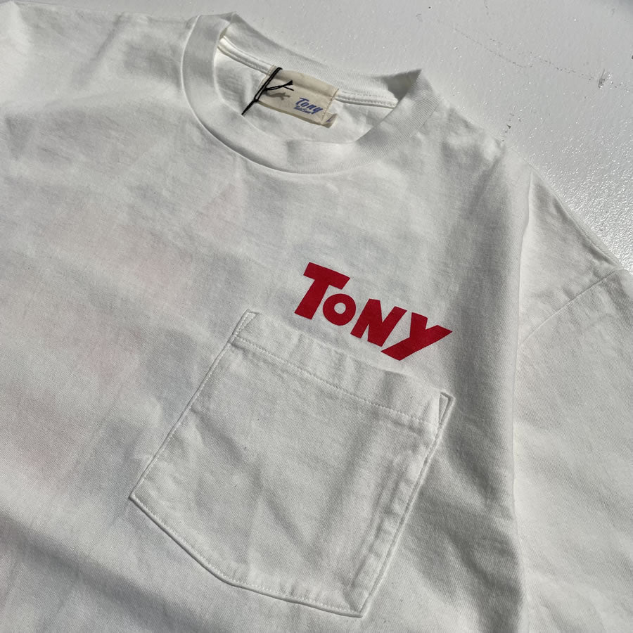 Tony Taizsun(トニー タイズサン) / 半袖シャツ Tシャツ / TONY  TEE  - WHITE / 24SP-022 / メンズ
