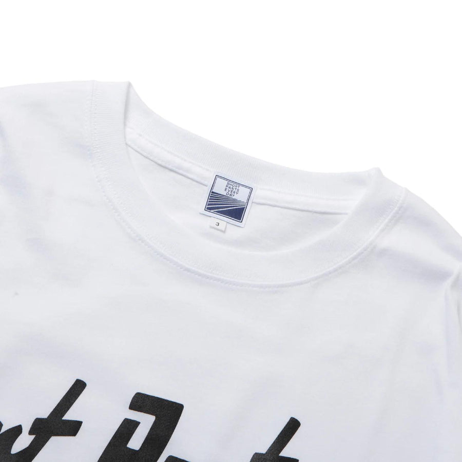 SHORT PANTS EVERY DAY (ショートパンツエブリデイ) / 長袖 Tシャツ / LEGEND SIGN 001 - WHITE × PURPLE / SPED-0067 / メンズ