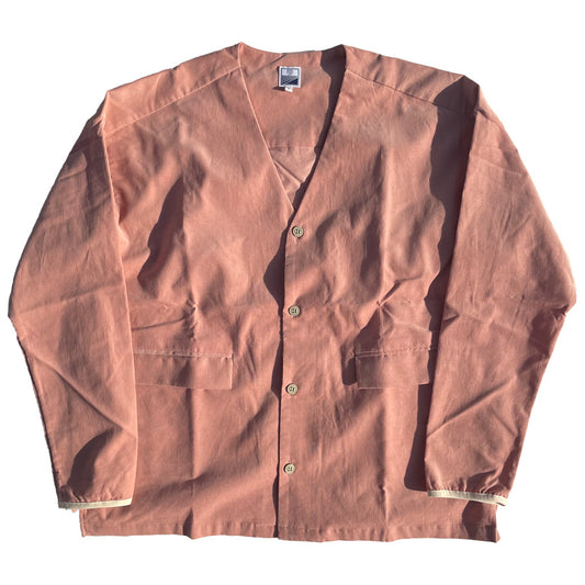 SHORT PANTS EVERY DAY / 長袖カーディガン / LOOSE CARDIGAN L/S W/PKT SUMMER CORDUROY - LIGTH PINK / SPED-0045 / メンズ
