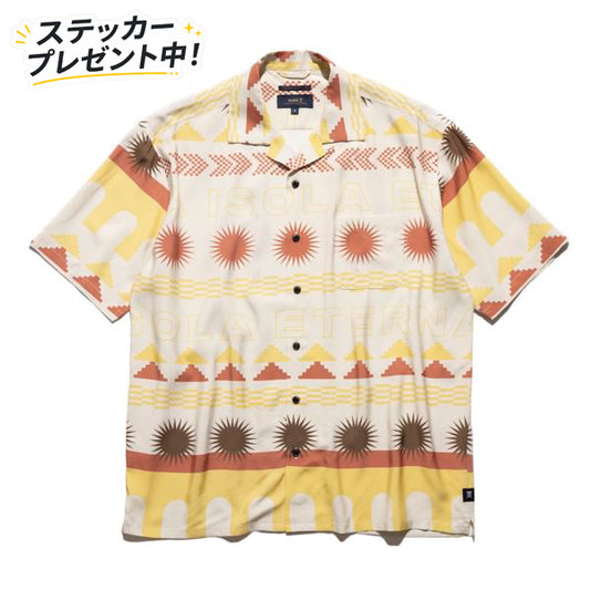 THE ROARK ロアーク / 半袖 シャツ / GONZO "ETERNA ISOLA" S/S WOVEN  COMFORT FIT - ALMOND PASTE / RWJ1028 / メンズ