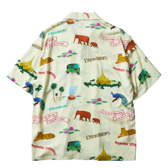 LIBERAIDERS(リベレイダース) / アロハシャツ / RAYON ALOHA SHIRT - WHITE / 702022401 / メンズ