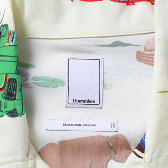 LIBERAIDERS(リベレイダース) / アロハシャツ / RAYON ALOHA SHIRT - WHITE / 702022401 / メンズ