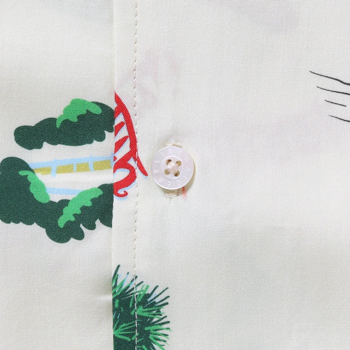LIBERAIDERS(リベレイダース) / アロハシャツ / RAYON ALOHA SHIRT - WHITE / 702022401 / メンズ