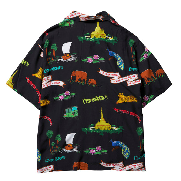 LIBERAIDERS(リベレイダース) / アロハシャツ / RAYON ALOHA SHIRT - BLACK / 702022401 / メンズ