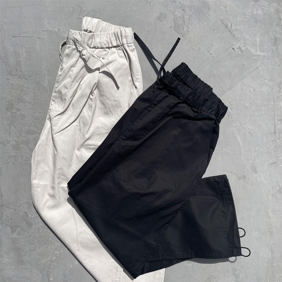 WAX(ワックス) / ルーズシルエット イージーパンツ  / LOOSE PANTS - BLACK / WX-0331 / メンズ THM