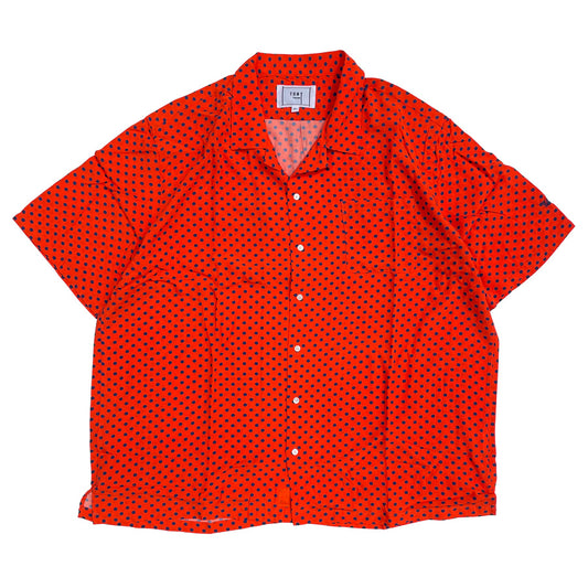 Tony Taizsun(トニー タイズサン) / 半袖シャツ シャツ / DOT SHIRTS  - RED / 24SP-015 / メンズ