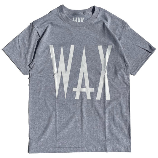 WAX(ワックス) / 半袖Tシャツ / WAX BIG LOGO TEE - GRAY / WX-0358 / メンズ THM