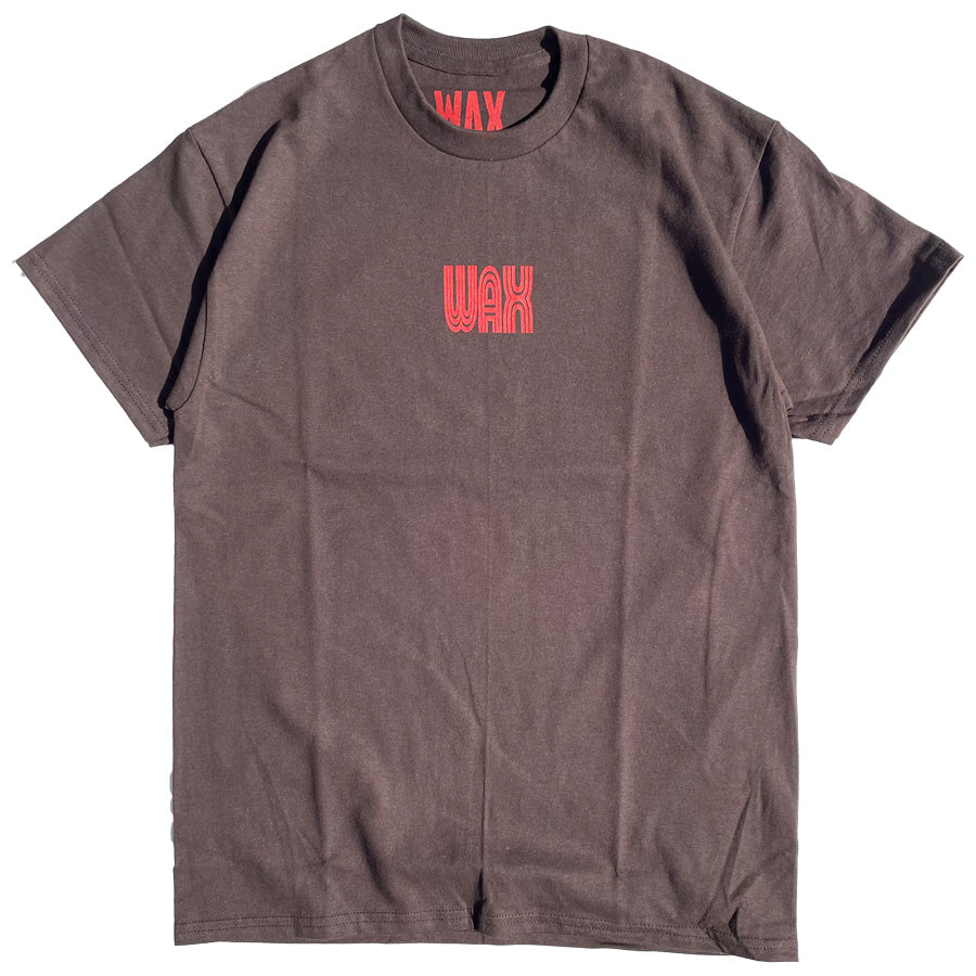 WAX(ワックス) / 半袖Tシャツ / WAX LOGO TEE - BROWN / WX-0361 / メンズ THM