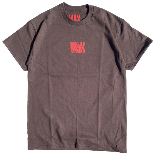 WAX(ワックス) / 半袖Tシャツ / WAX LOGO TEE - BROWN / WX-0361 / メンズ THM