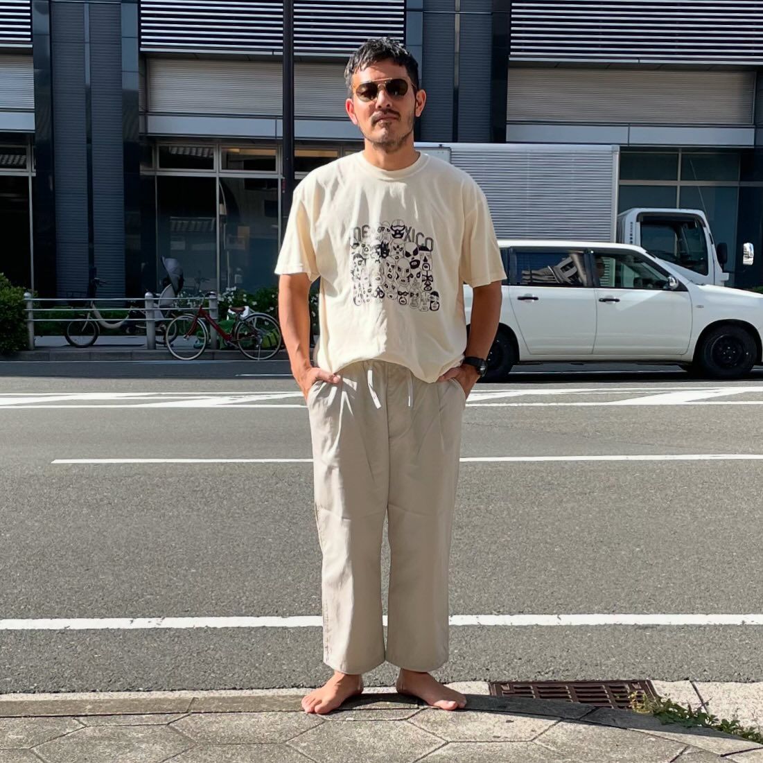 FUNG(ファング)/ 半袖 Tシャツ / MEXICO TEE - NATURAL / メンズ