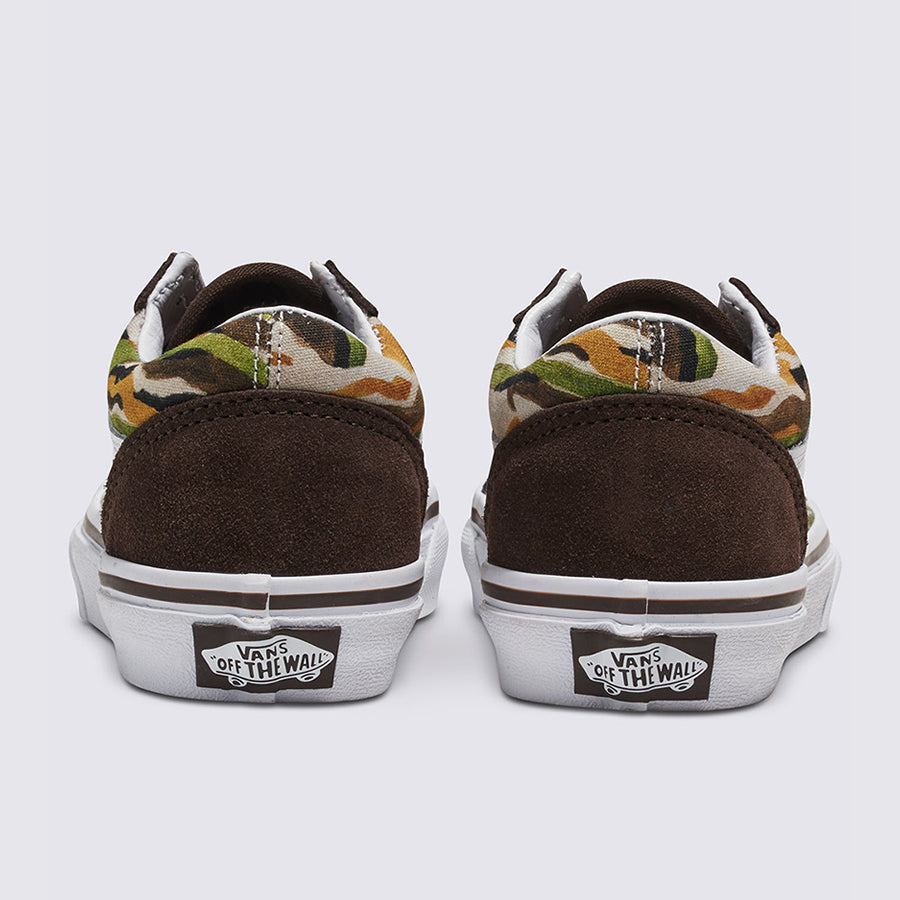 VANS バンズヴァンズ / キッズ スニーカー / OLDSKOOL - PAINTED CAMO BROWN x MULTI  / VN0005WVBF0 オールドスクール