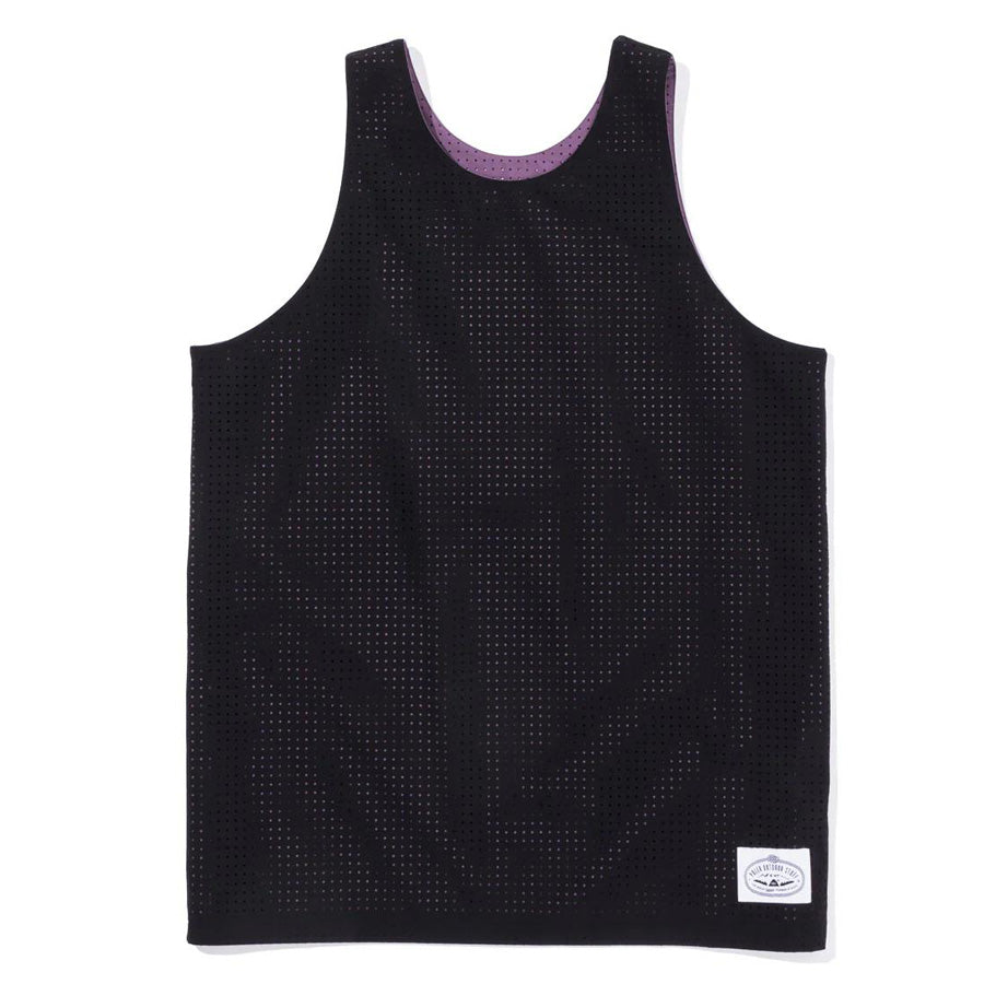 POLeR OUTDOOR STUFF(ポーラー) / リバーシブルタンクトップ / REVERSIBLE PUNCHING DRY TANK - BLACK/PURPLE / メンズ