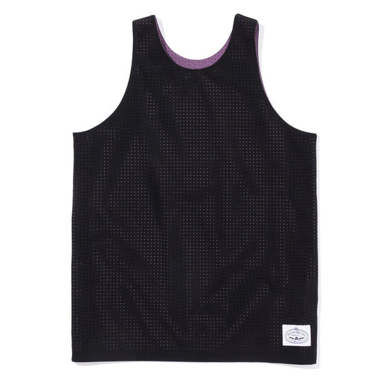 POLeR OUTDOOR STUFF(ポーラー) / リバーシブルタンクトップ / REVERSIBLE PUNCHING DRY TANK - BLACK/PURPLE / メンズ