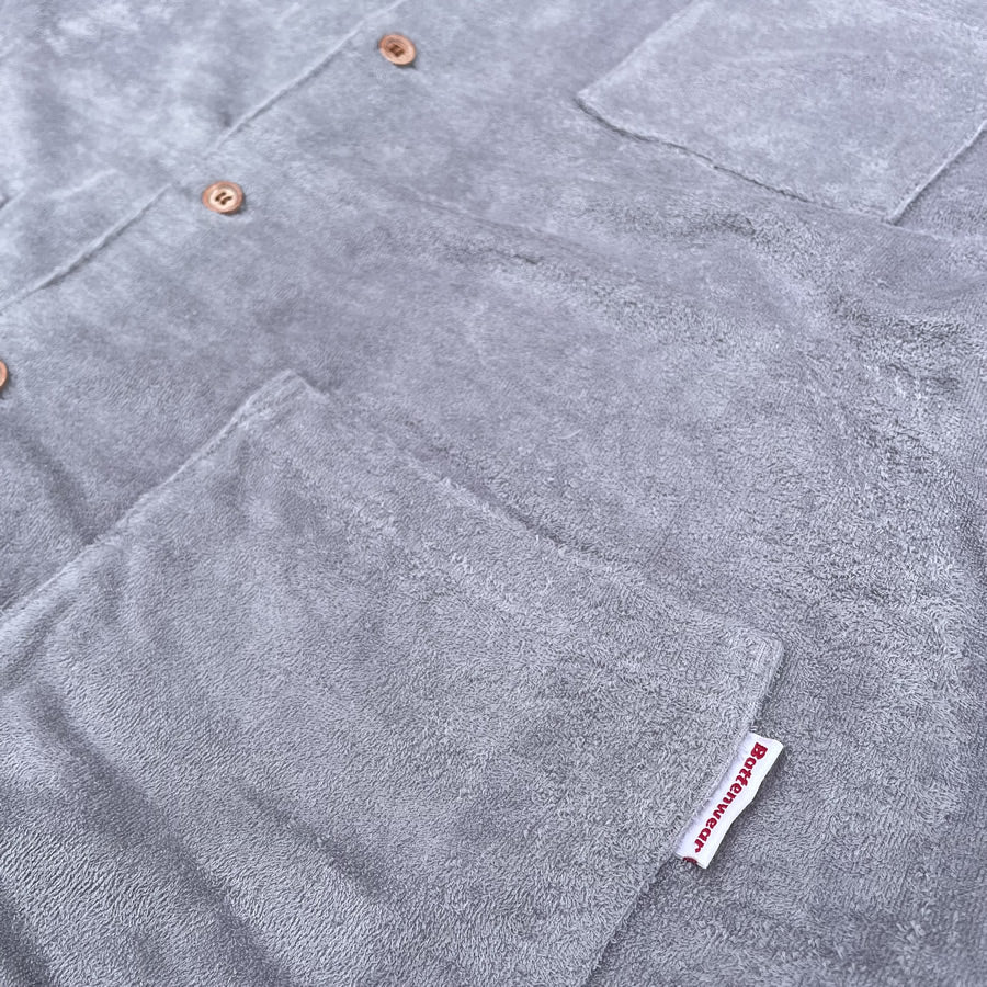 BATTENWEAR(バテンウエア) / 半袖パイル タオル地 シャツ / Lounge Shirt -  Light Grey / SHI-050-39 / メンズ  日本製