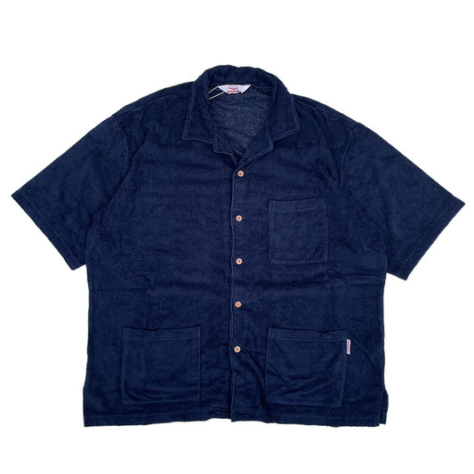 BATTENWEAR(バテンウエア) / 半袖パイル タオル地 シャツ / Lounge Shirt -  Navy / SHI-050-39 / メンズ  日本製