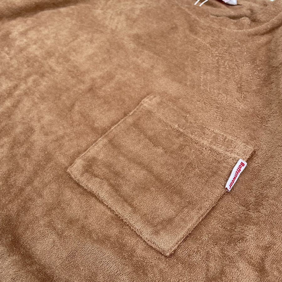 BATTENWEAR(バテンウエア) / 半袖パイル タオル地 Tシャツ / BEACH TEE  - Tan / TEE-050-39 / メンズ  日本製