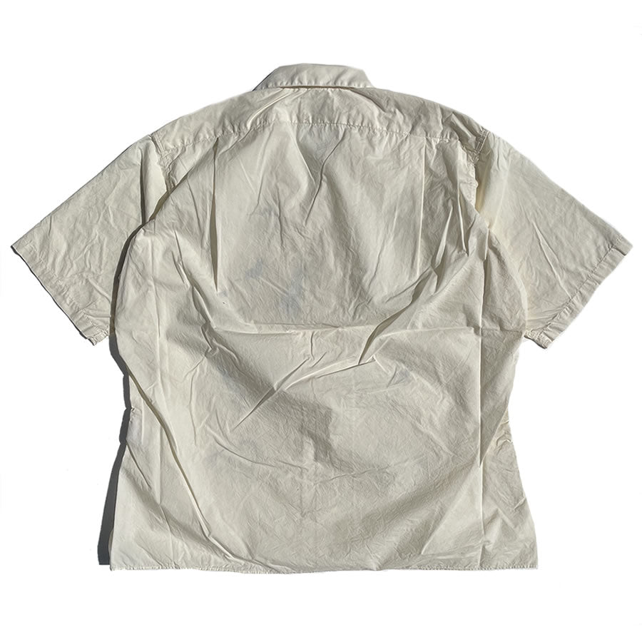 WAX(ワックス) / 半袖オープンカラーシャツ / 1978 open shirt - IVORY / WX-0342 / メンズ THM 日本製