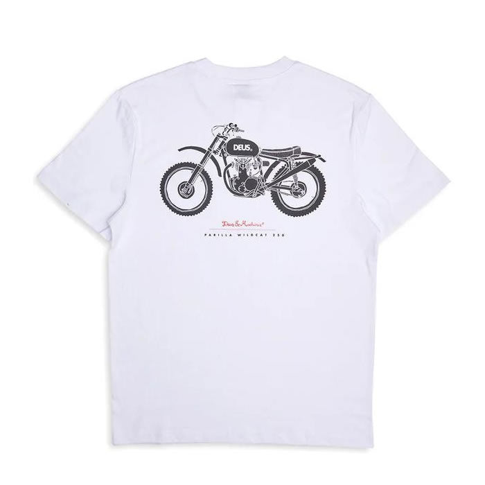 DEUS EX MACHINA ( デウスエクスマキナ ) / 半袖 Tシャツ / CLASSIC PARILLA TEE - WHITE / DMP241438A / メンズ