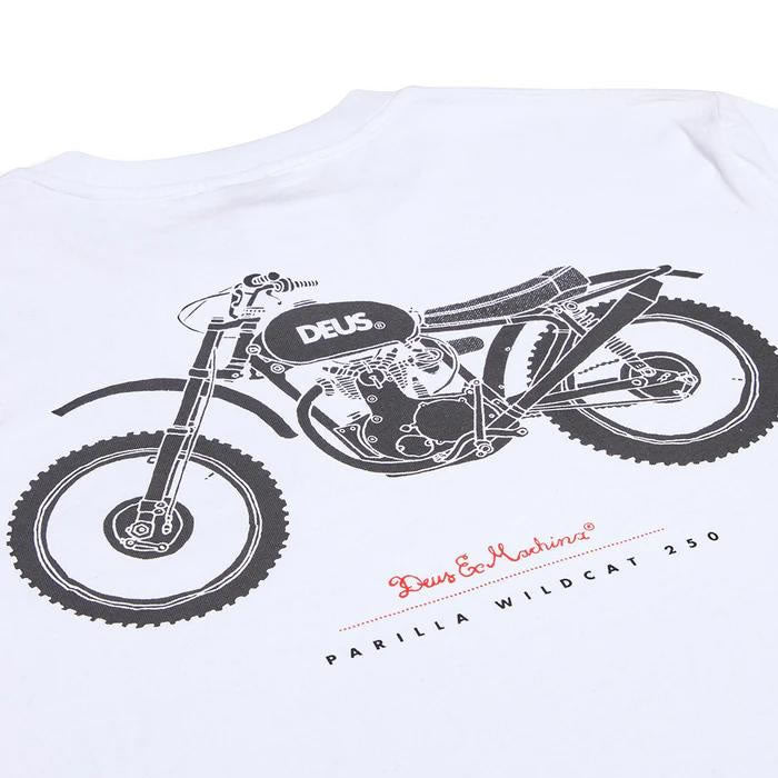 DEUS EX MACHINA ( デウスエクスマキナ ) / 半袖 Tシャツ / CLASSIC PARILLA TEE - WHITE / DMP241438A / メンズ