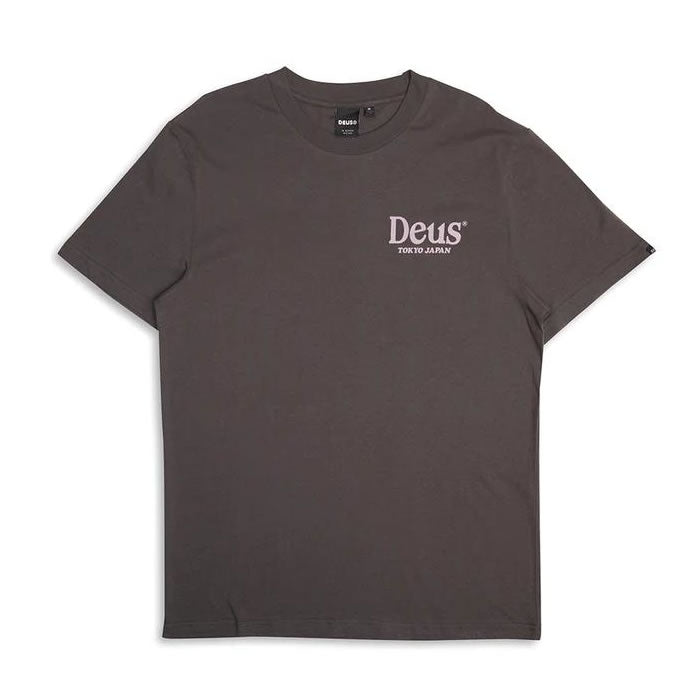 DEUS EX MACHINA ( デウスエクスマキナ ) / 半袖 Tシャツ / METRO TEE - ANTHRACITE / DMP241261A / メンズ