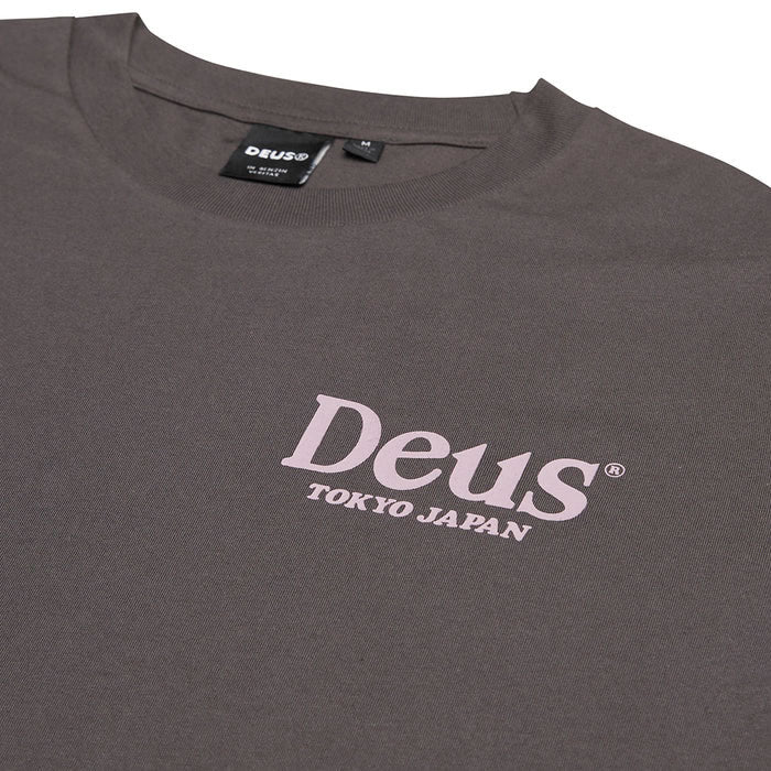 DEUS EX MACHINA ( デウスエクスマキナ ) / 半袖 Tシャツ / METRO TEE - ANTHRACITE / DMP241261A / メンズ