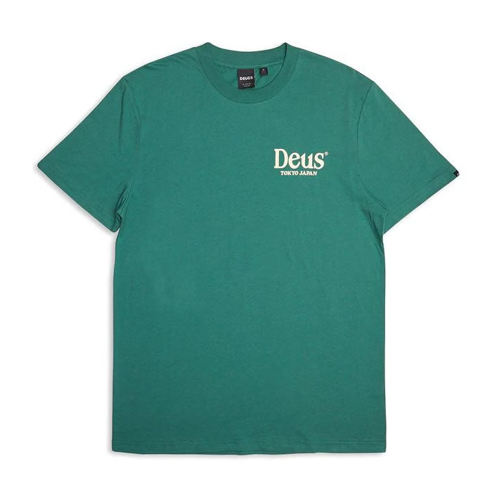 DEUS EX MACHINA ( デウスエクスマキナ ) / 半袖 Tシャツ / METRO TEE - WORK GREEN / DMP241261A / メンズ