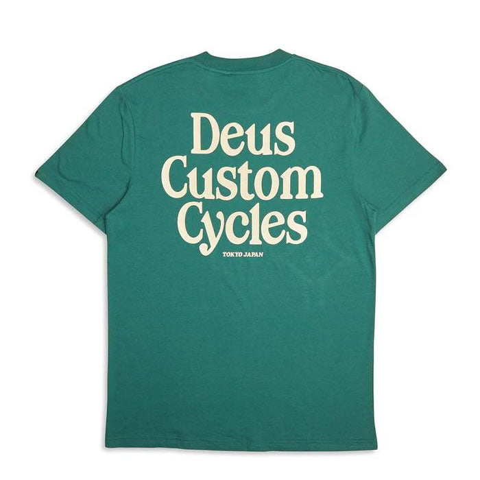 DEUS EX MACHINA ( デウスエクスマキナ ) / 半袖 Tシャツ / METRO TEE - WORK GREEN / DMP241261A / メンズ