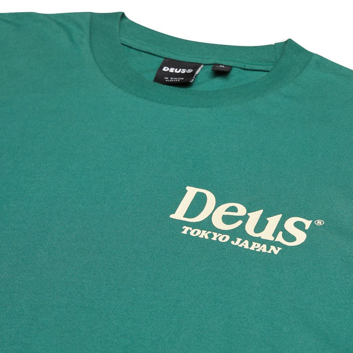DEUS EX MACHINA ( デウスエクスマキナ ) / 半袖 Tシャツ / METRO TEE - WORK GREEN / DMP241261A / メンズ