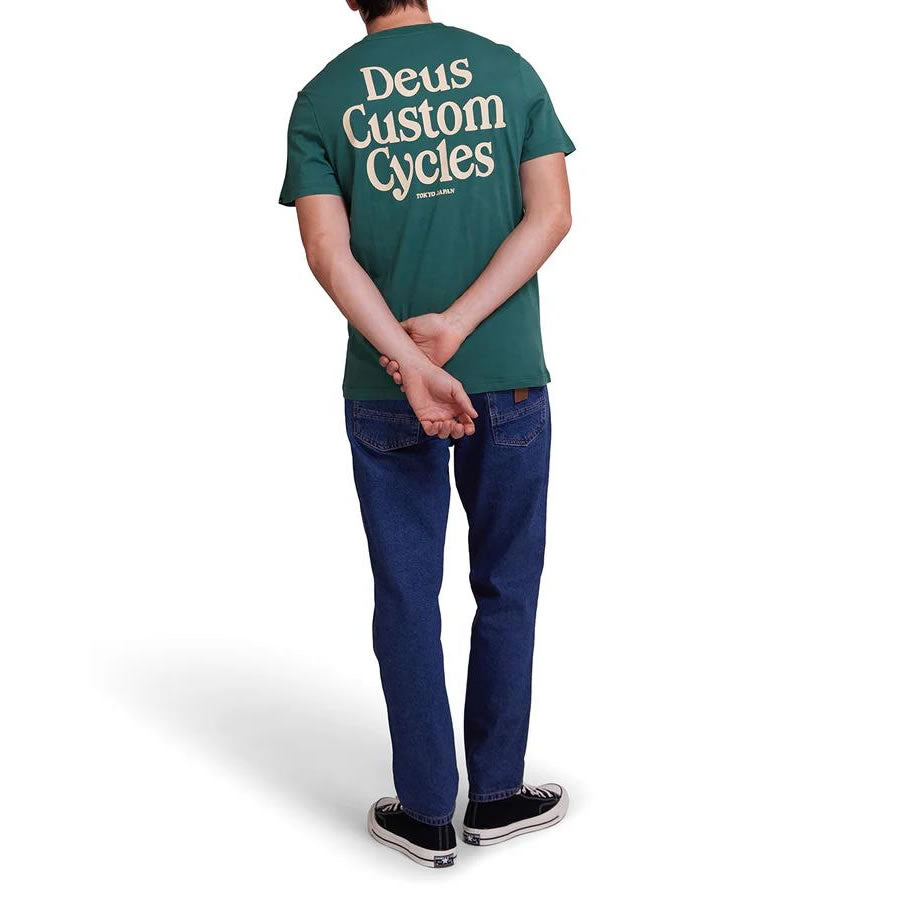 DEUS EX MACHINA ( デウスエクスマキナ ) / 半袖 Tシャツ / METRO TEE - WORK GREEN / DMP241261A / メンズ