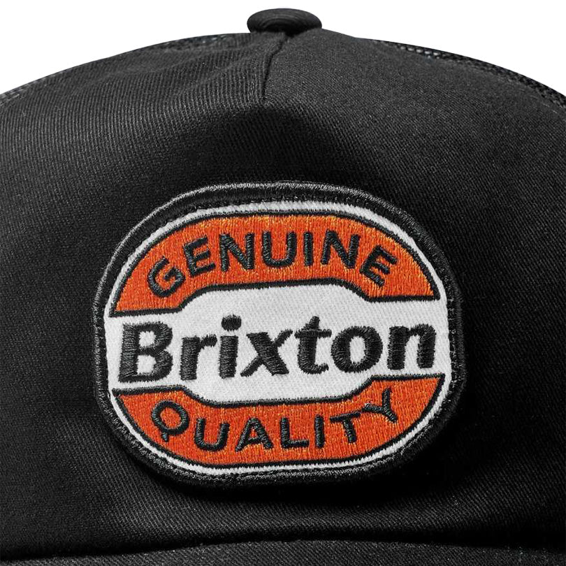 BRIXTON (ブリクストン) / ベースボールキャップ 帽子 / KEATON MP TRUCKER HAT - BLACK×BLACK / 11673-BKBLK