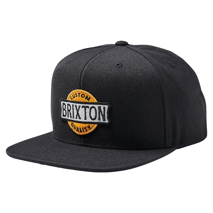 BRIXTON (ブリクストン) / スナップバックキャップ 帽子 / WENDALL MP SNPK - BLACK / 11657- BLACK / メンズ 24SS
