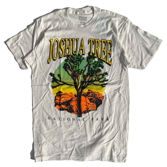 AMERICAN CLASSICS / ジョシュア・ツリー国立公園 Tシャツ / NATIONAL PARKS "JOSHUA TREE" - NATURAL / メンズ