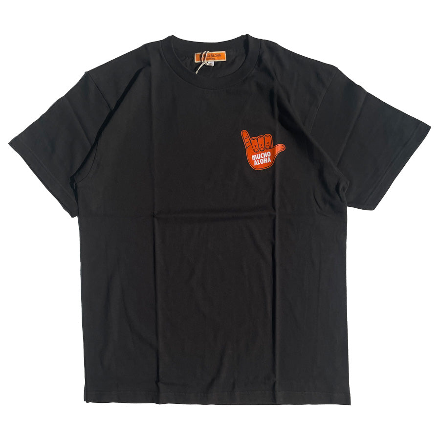 MUCHO ALOHA(ムーチョアロハ) / 半袖Tシャツ / MAT-003 - SMOKE BLACK / メンズ