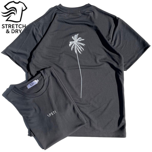 PACIFIC STANDARD TIME  / 半袖ドライTシャツ / ALWAYS DRY PALM TREE TEE - CHARCOAL