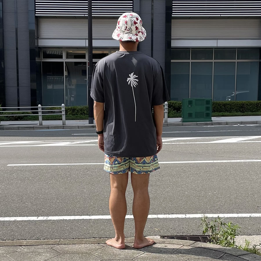 PACIFIC STANDARD TIME  / 半袖ドライTシャツ / ALWAYS DRY PALM TREE TEE - CHARCOAL