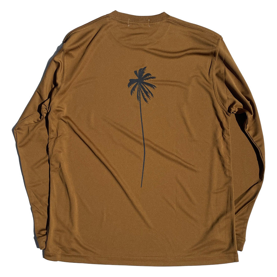 PACIFIC STANDARD TIME  / 長袖ドライTシャツ / ALWAYS DRY PALM TREE LS TEE - DRAB