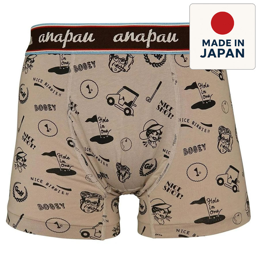 anapau  アナパウ / ボクサーパンツ 下着 アンダーウェア / P-2413 / ザ・ゴルフ パンツ / ASH / メンズ