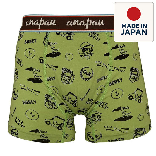 anapau  アナパウ / ボクサーパンツ 下着 アンダーウェア / P-2413 / ザ・ゴルフ パンツ / L.GREEN / メンズ
