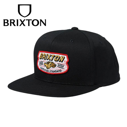 BRIXTON (ブリクストン) / ベースボールキャップ 帽子 / CLAYBURN MP SNPK - BLACK / 11694-BLACK
