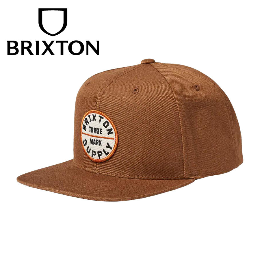 BRIXTON (ブリクストン) / ベースボールキャップ 帽子 / OATH III SNAPBACK - PINECONE BROWN / 10777-PNCBN