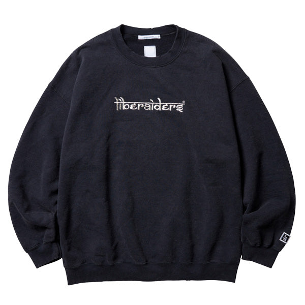 LIBERAIDERS(リベレイダース) / スウェットクルーネック トレーナー / EMBORIDERY LOGO CREWNECK - BLACK / 783112403 / メンズ