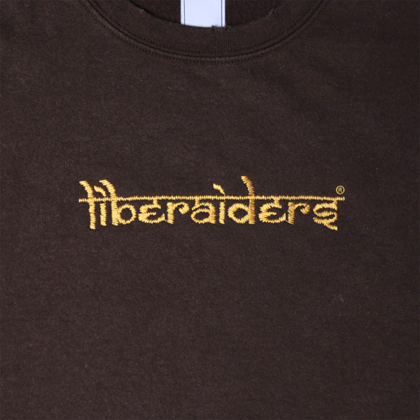 LIBERAIDERS(リベレイダース) / スウェットクルーネック トレーナー / EMBORIDERY LOGO CREWNECK - BROWN / 783112403 / メンズ