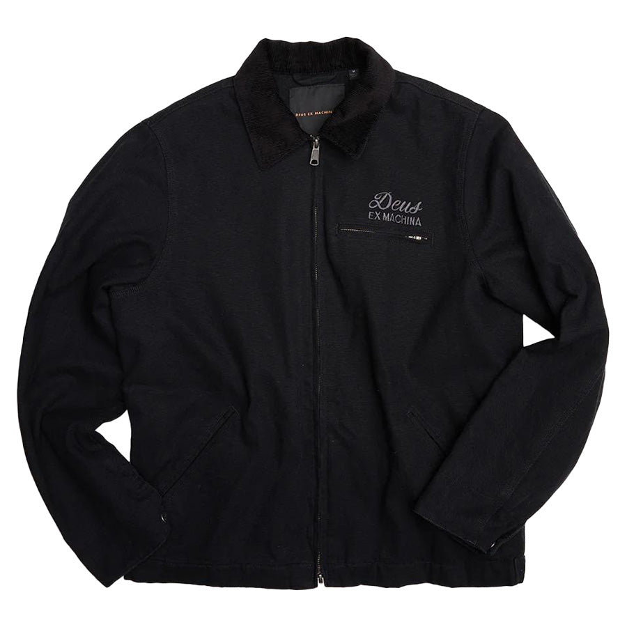 DEUS EX MACHINA (デウスエクスマキナ) / ワークジャケット / ADDRESS WORKWEAR JACKET - BLACK / DMF86343 / メンズ